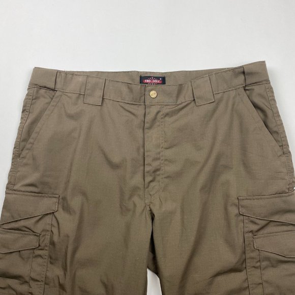 NWOT Tru-Spec Pants Mens 42 x 25 Tactical Response Utility Ripstop Cargo Brown - Picture 3 of 13